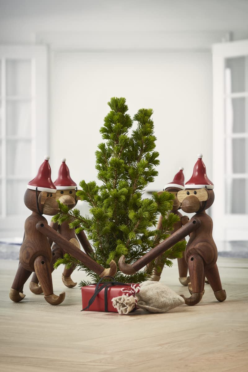 Kay Bojesen Zipfelmütze klein Figuren 10 cm Weihnachtsdekoration, rot H10 cm, H10 cm