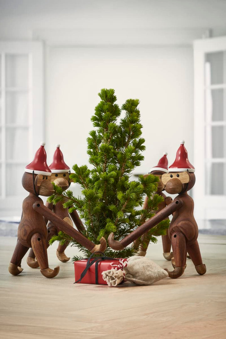 Kay Bojesen Zipfelmütze klein Figuren 10 cm Weihnachtsdekoration, rot H10 cm, H10 cm