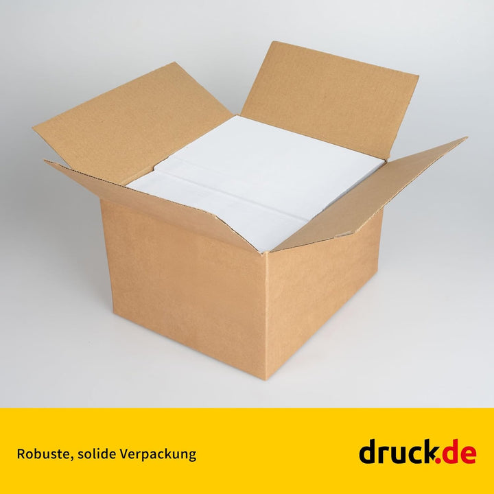 1000 Stück Kuverts - Briefumschläge - C5 Kuvert ohne Fenster - weiss - selbstklebender Haftfix Versc
