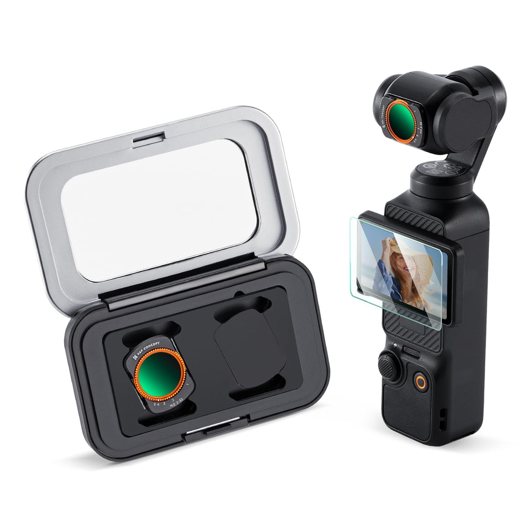 K&F CONCEPT magnetisches ND Filter, kompatibel mit DJI Osmo Pocket 3, Variabler ND Filter ND2-ND32,