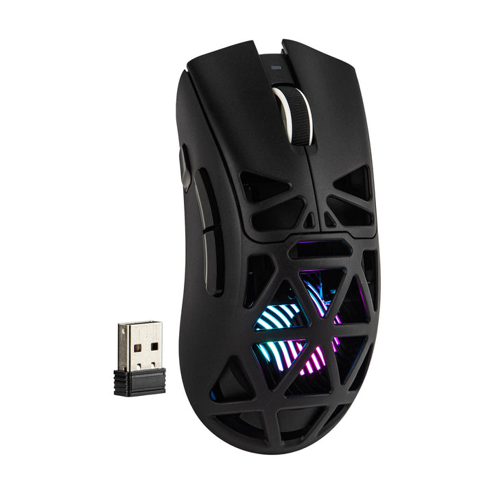MechLands Aula SC620 Gaming-Maus, 2,4 GHz/USB-C/BT-Funkmaus mit 400-mAh-Akku, einstellbare 12.000 DP