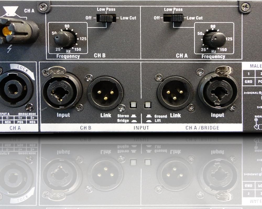 LD Systems DEEP2 2400 X PA Endstufe 2 x 1200 W 2 Ohm, 2 x 1200 W