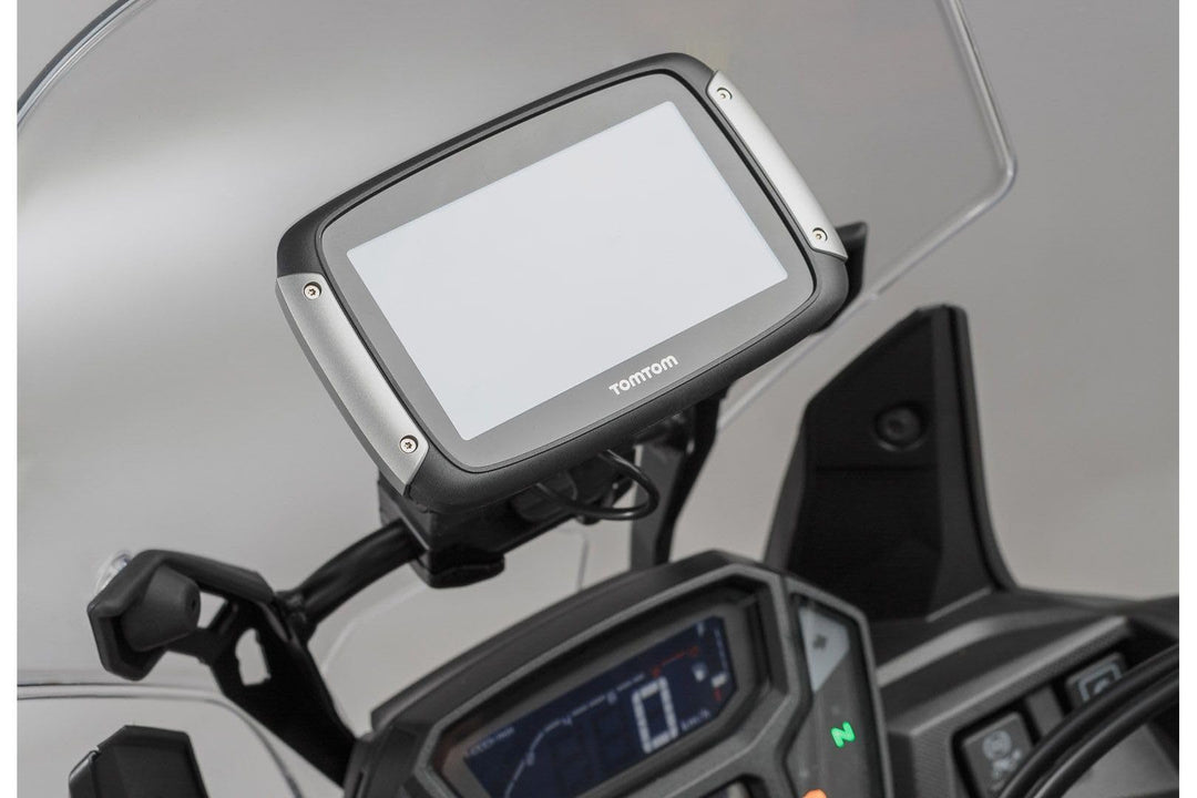 SW-MOTECH Navi-Halter an Rohr Ø 10/12 mm Schwarz