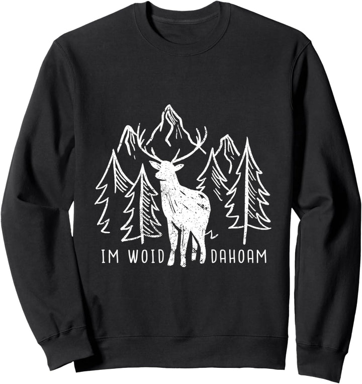 IM WOID DAHOAM Hirsch Jäger Sweatshirt