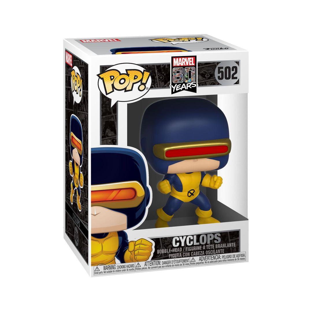 Funko Pop! Bobble Marvel: 80th-First Appearance-Cyclops - Marvel Comics - Vinyl-Sammelfigur - Gesche