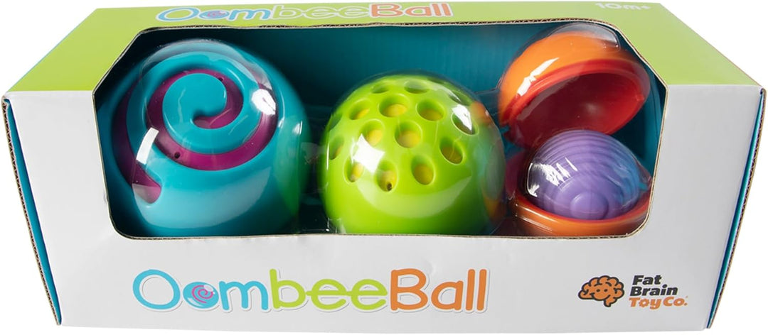 Fat Brain OombeeBall, Entwicklungs- und Lernspielzeug für Babys, geeignet für Jungen und Mädchen ab