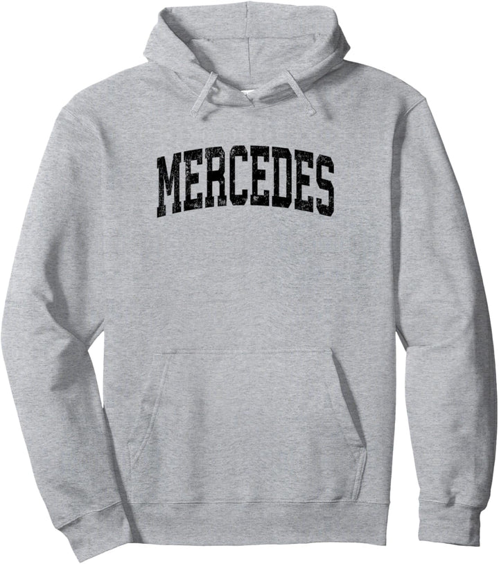 Mercedes Texas TX Vintage Athletic Sports Schwarz Design Pullover Hoodie