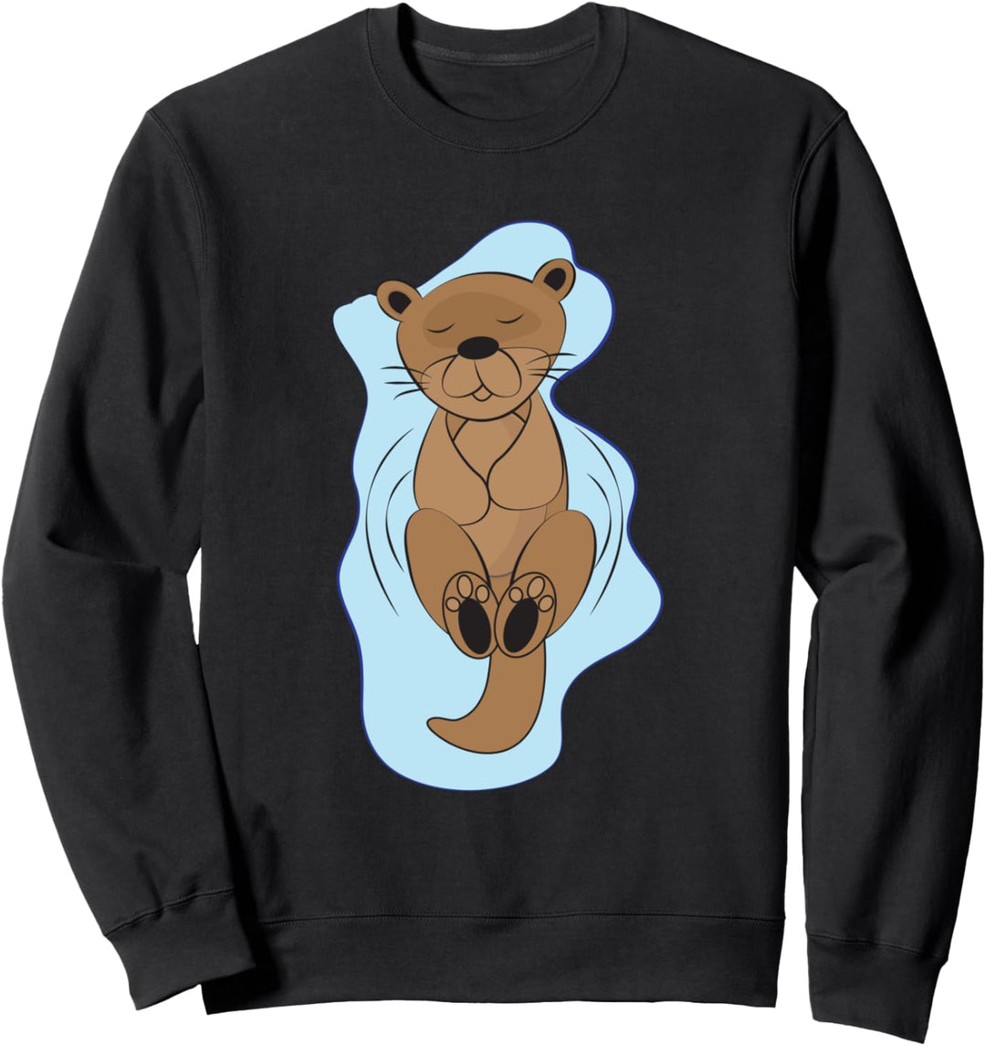 Schlafanzug Kinder,Schlummerlicht Kinder, Otter Schlaf Sweatshirt