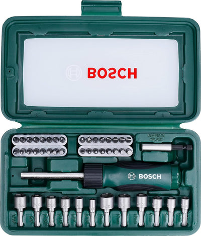 Bosch 26tlg. Schrauberbit und Ratschen-Set (PH-, PZ- & 46tlg. Schrauberbit und Steckschlüssel-Set (P