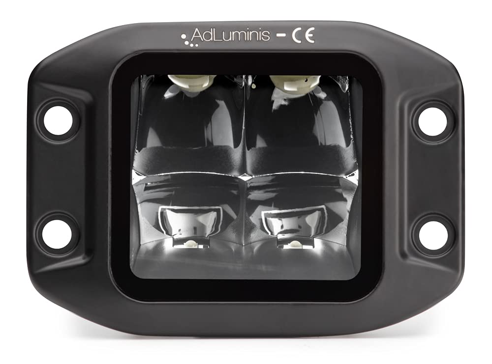 AdLuminis Blackline LED Arbeitsscheinwerfer Einbau 45 Watt 3150 Lumen, Spot, Zusatzscheinwerfer, Arb