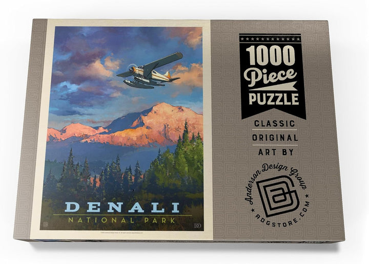 Denali National Park: Back Country, Vintage Poster - Premium 1000 Teile Puzzle - MyPuzzle Sonderkoll