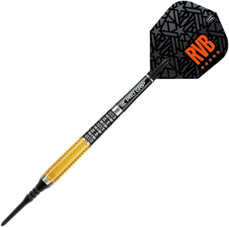 Target Darts Raymond van Barneveld RVB 95 Gen 2 95% Wolfram Softdarts-Set Dartpfeile 17G, 17G