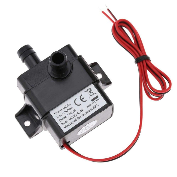 12V 4.2W Universelle 3M 240L/H Bürstenlose Tauchwasserpumpe, Ultra-Leise Springbrunnenpumpen für Tis
