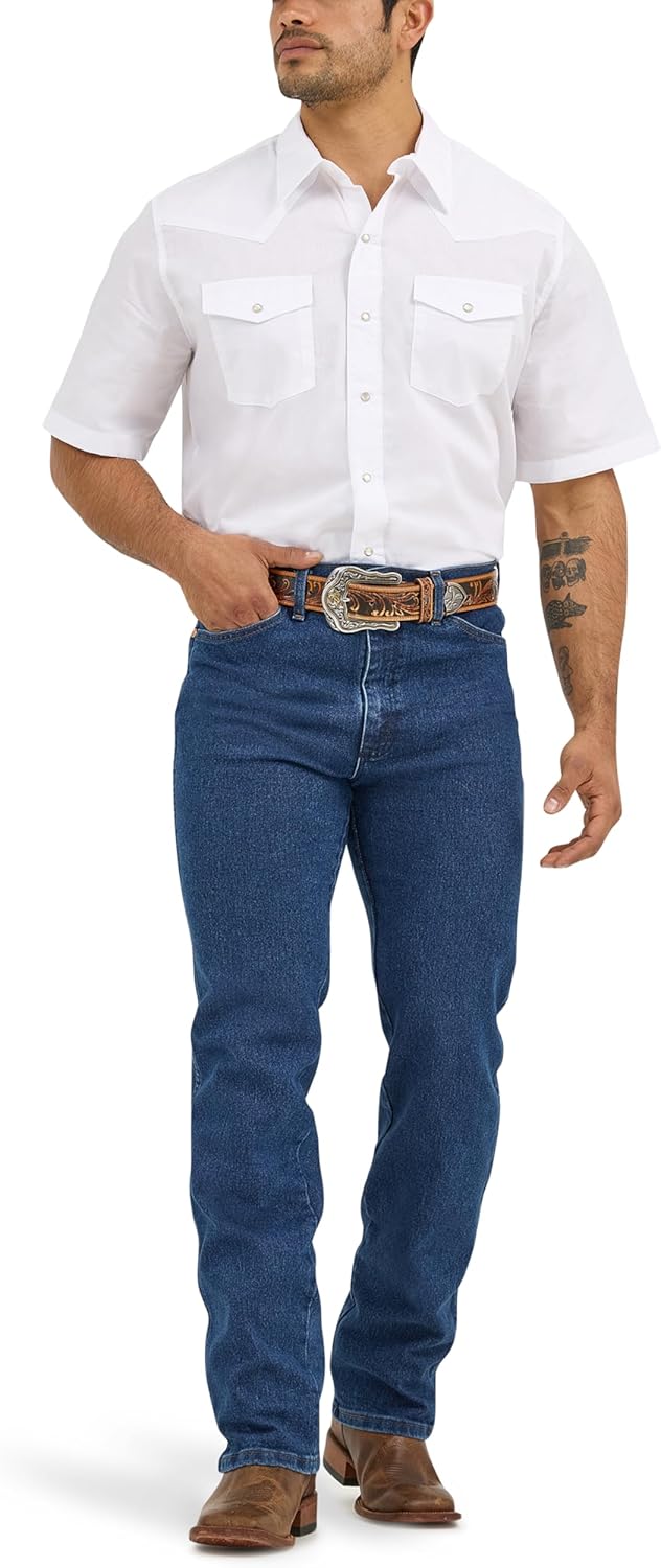 Wrangler Herren, 13MWZ Cowboyschnitt, Originale Passform Jeans 29W / 34L Stonewashed, 29W / 34L Ston