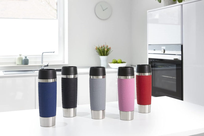 Emsa 515615 Travel Mug Classic Grande | Thermobecher | Isolierbecher | 500ml | hält 6h heiss, 12h ka