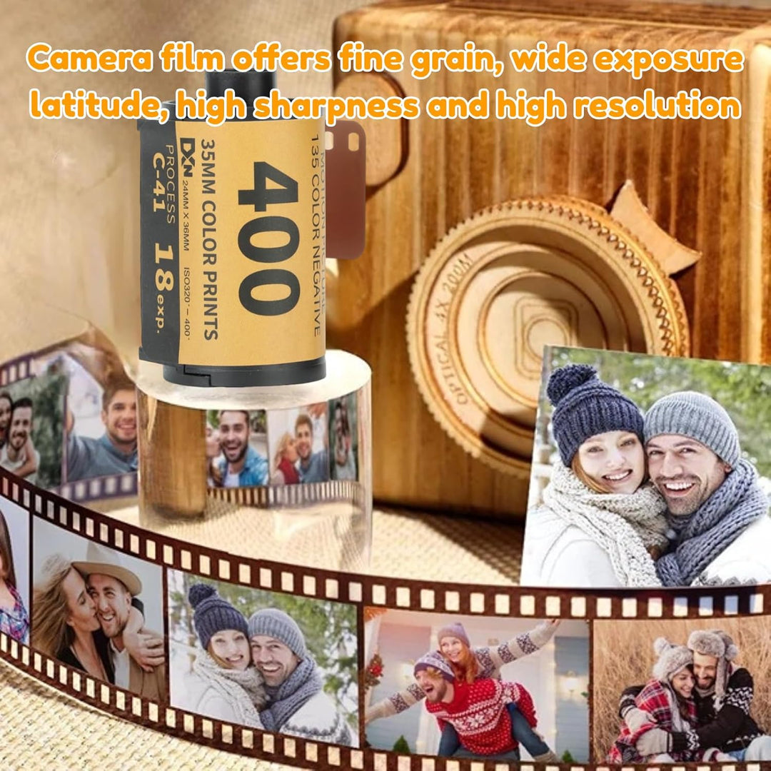 35 -mm -Film, ISO 320-400 Farbdruckfilm Feiner Getreide Breite Belichtung Lategrad High Definition F