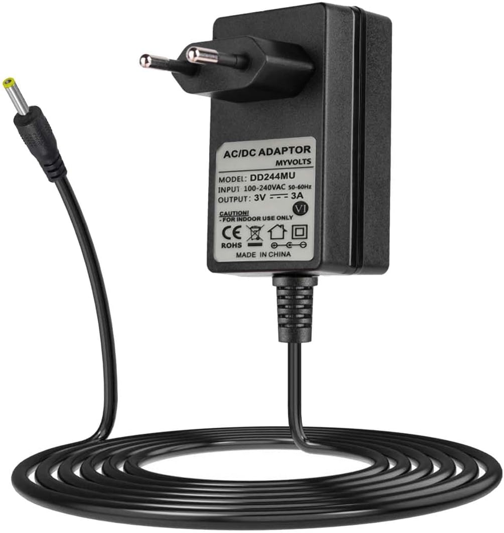 MyVolts 3V EU-Netzteil kompatibel mit Nintendo Gameboy Pocket, Gameboy Color Handheld Console - mit