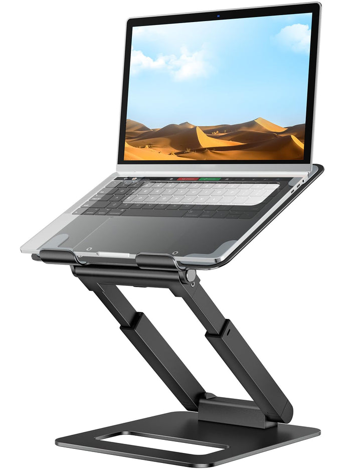 tounee Laptopständer für den Schreibtisch, höhenverstellbar, Teleskop-Computerständer mit ausziehbar