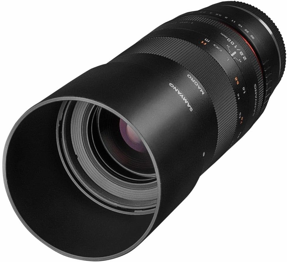 Samyang 100mm F2.8 Makro für MFT– Macro Teleobjektiv Festbrennweite für MFT Mount, manueller Fokus,