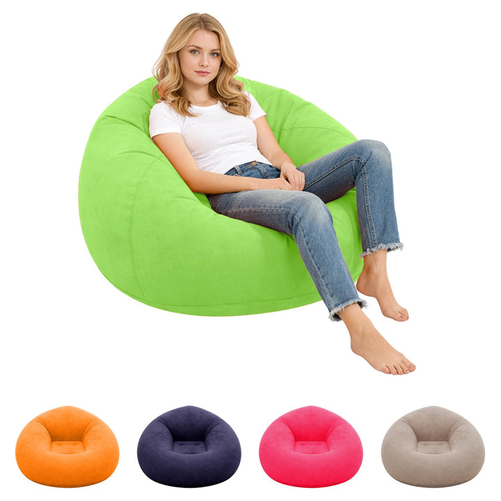 Aufblasbarer Sitzsack - 103x60cm Aufblasbares Sofa, Aufblasbarer Outdoor|Indoor-Sessel, Wohnzimmer L