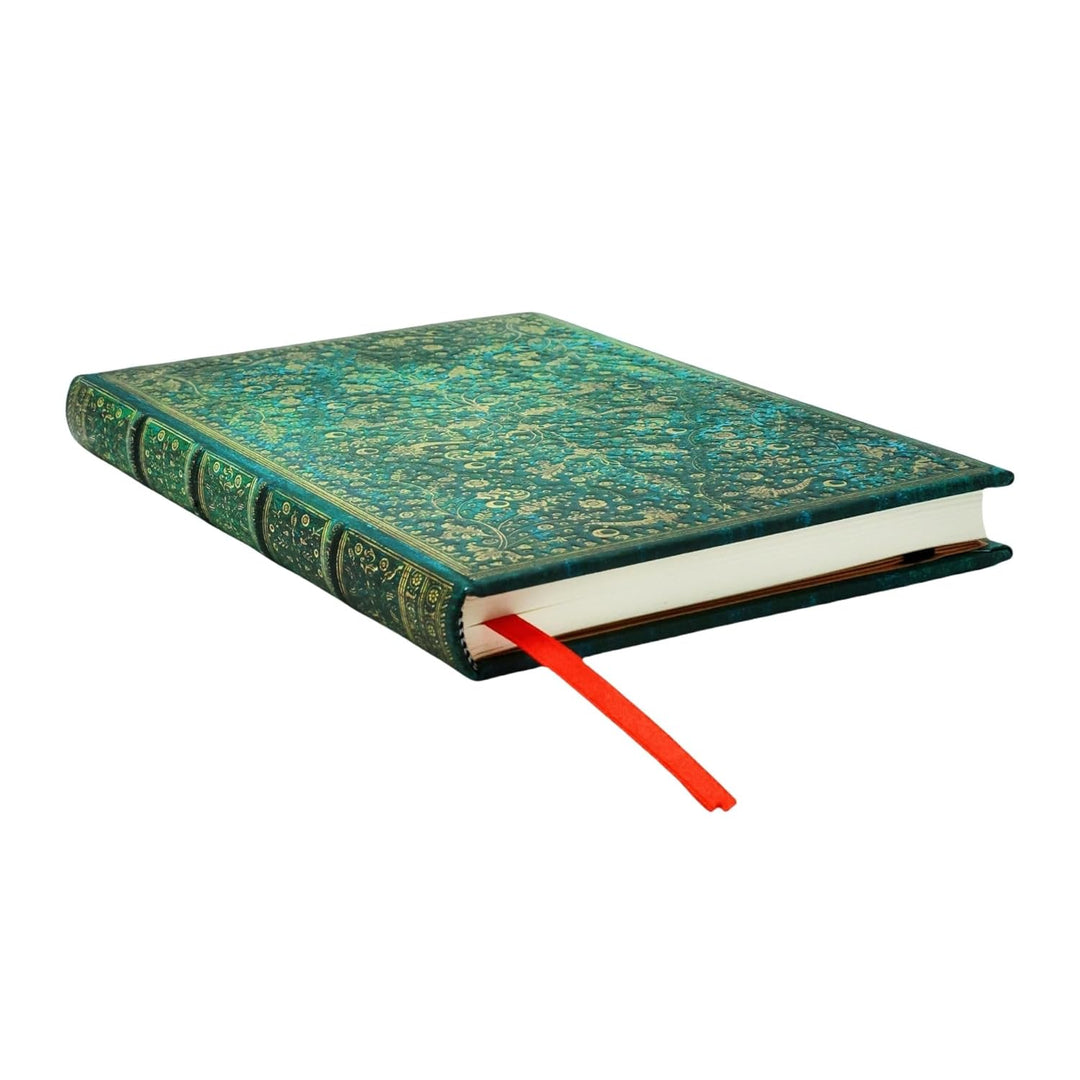 Emerald Flower (Nature’s Grace) Midi Lined Hardcover Journal (Elastic Band Closure), Terminkalender