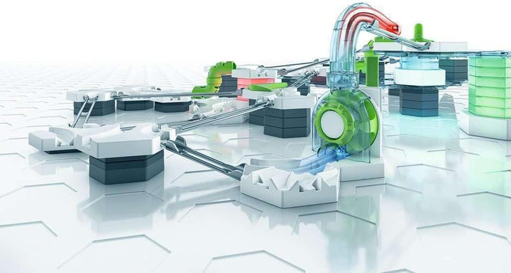 Ravensburger GraviTrax Action-Set Energy 27482 - GraviTrax Starterset für Deine Kugelbahn - Murmelba