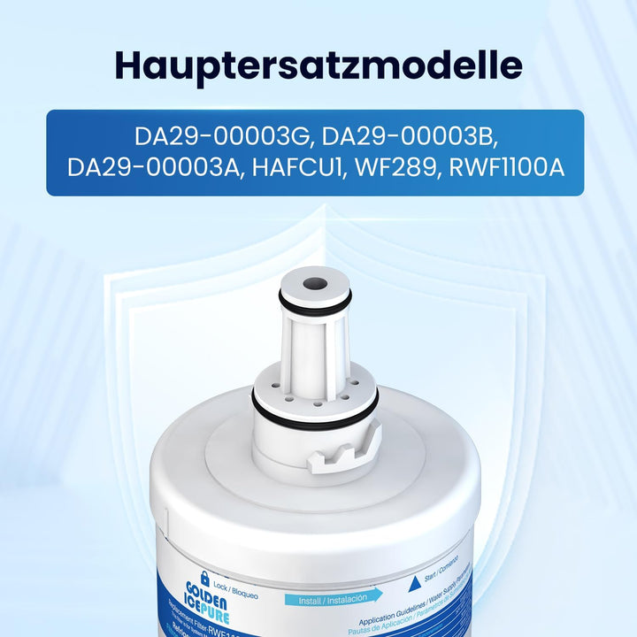 Kühlschrank Wasserfilter Ersatz für Samsung DA29-00003F, DA29-00003G, Aqua Pure Plus Hafin, DA29-000