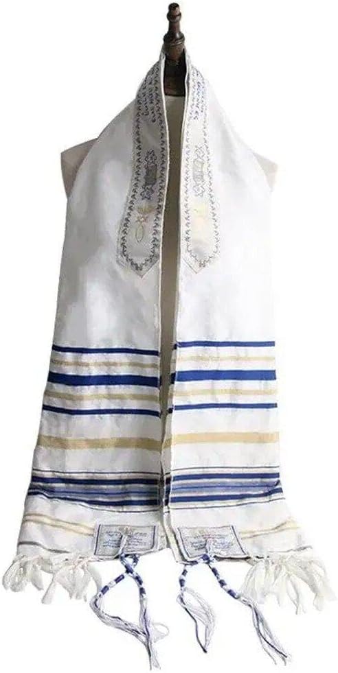 Messianischer Tallit-Gebetsschal, Israel, Jeschua, Licht der Welt, Gebetsschal, messianischer Schal,