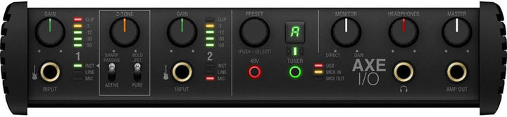 IK Multimedia AX E/A - Audio-Interface 2 Eingänge / 5 Ausgänge, Gitarrensoundformatierung, 117 dB Dy