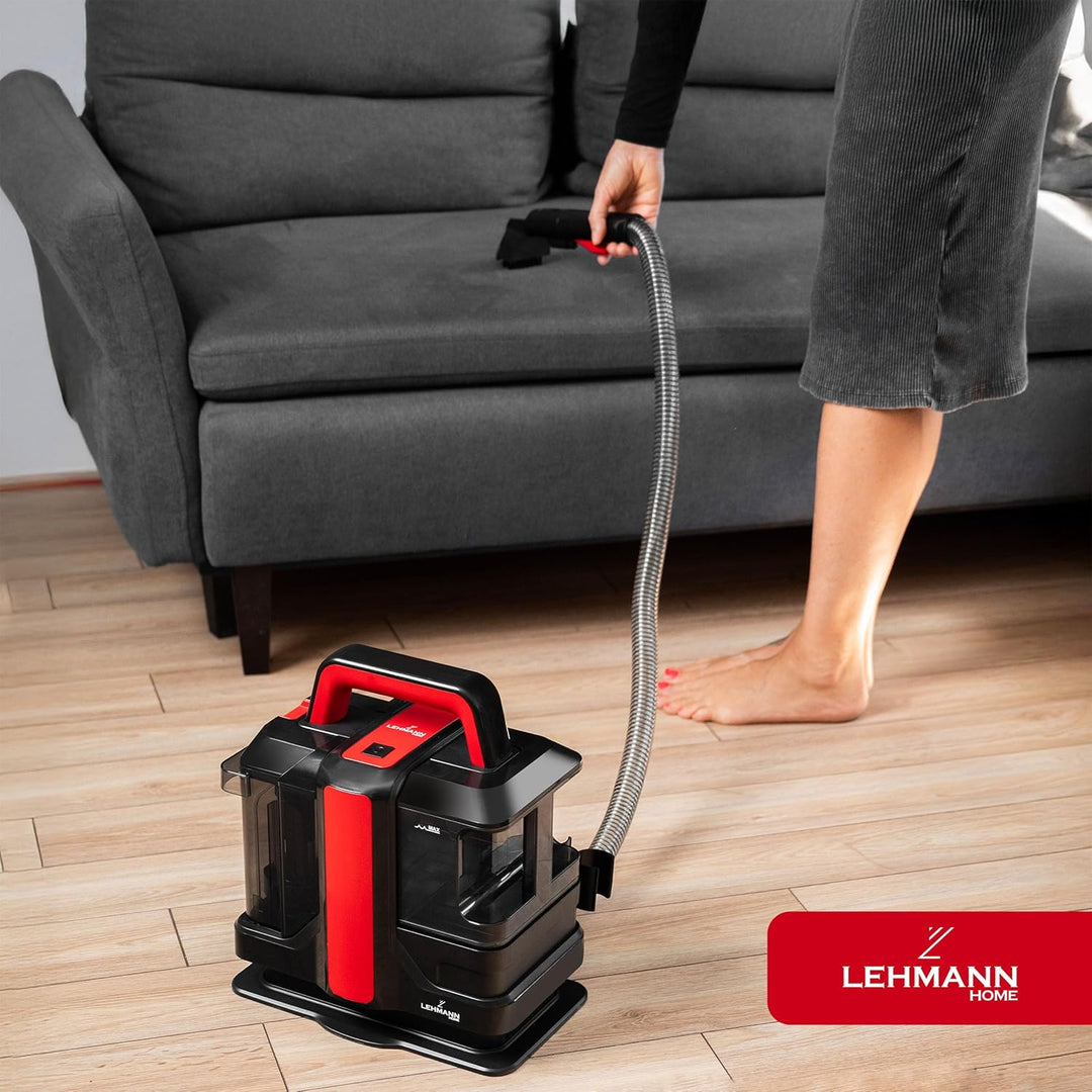 LEHMANN EasyWash Teppichreiniger & Polsterreiniger 2-in-1 Spot Clean Waschsauger, Nass-/Trockensauge
