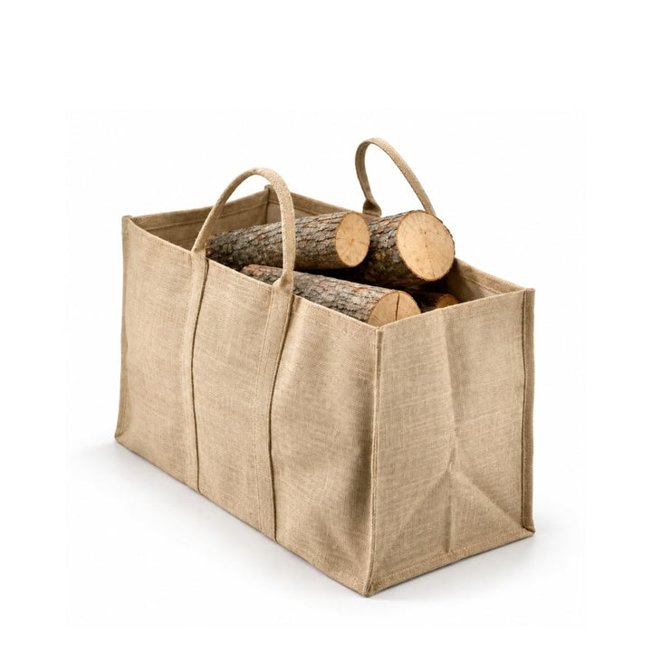 Holztasche aus Jute