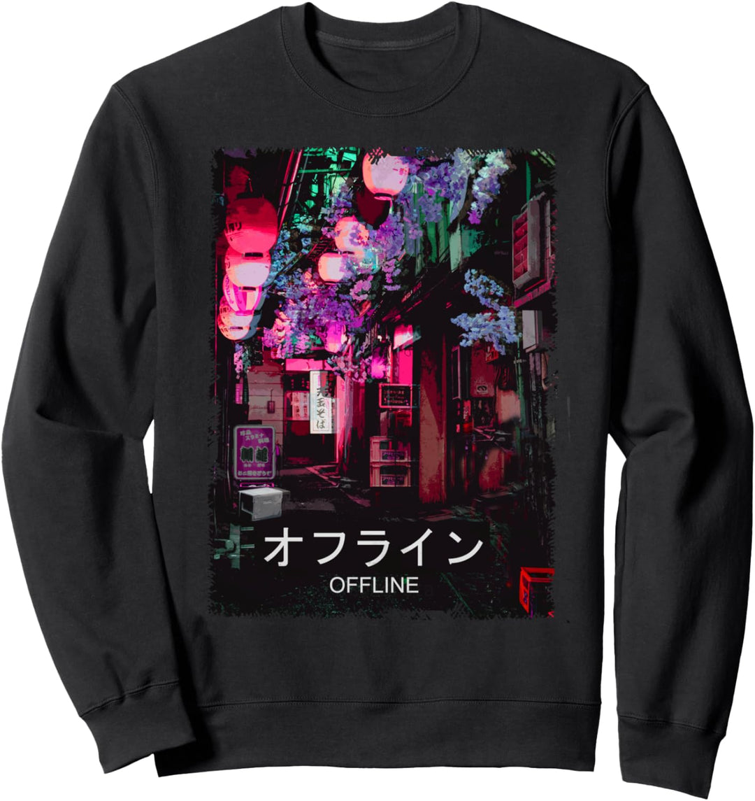 80er 90er Memes aesthetic Vaporwave Japan Tokio Sweatshirt