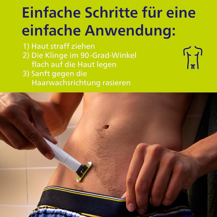 Philips OneBlade Intimate, elektrischer Intimrasierer und Intimtrimmer für Männer und Frauen, mit ex