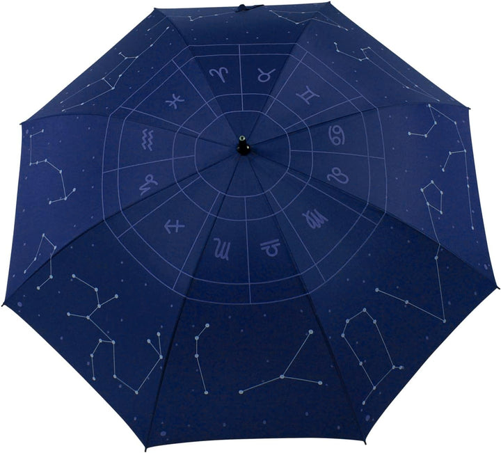 iX-brella Reflex Regenschirm Star Sign mit reflektierenden Sternbildern - Golfschirm Automatik XXL 1