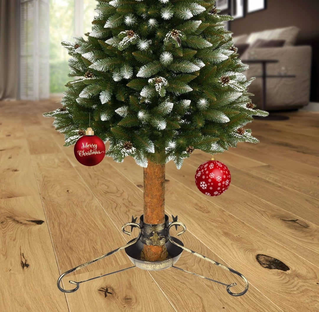 Weihnachtsbaumständer mit Wassertank – Handgefertigter Baumständer aus Metall – Weihnachtsbaumstände