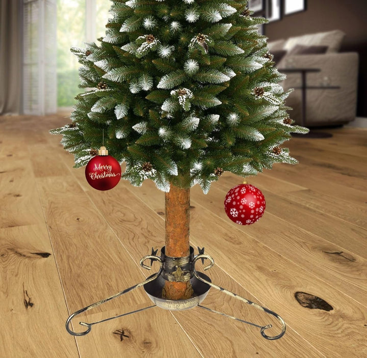 Weihnachtsbaumständer mit Wassertank – Handgefertigter Baumständer aus Metall – Weihnachtsbaumstände