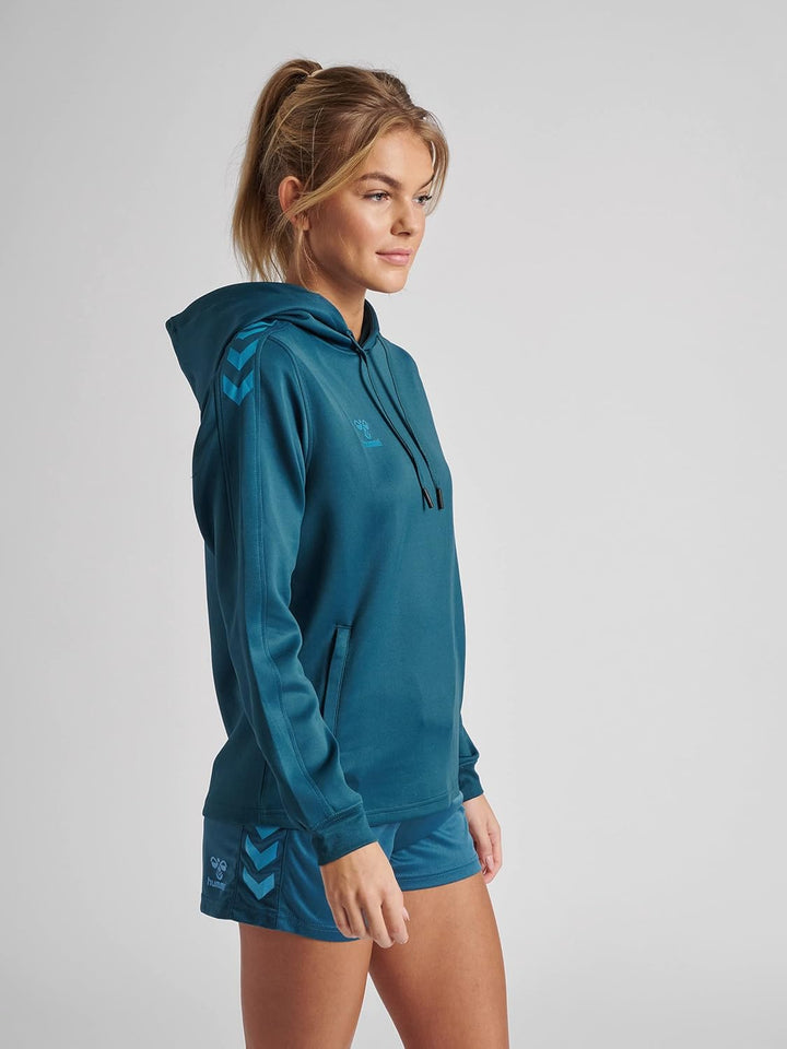 hummel Verstellbare Taille Kapuzenpullover Hmlcore Damen XS Blau, XS Blau
