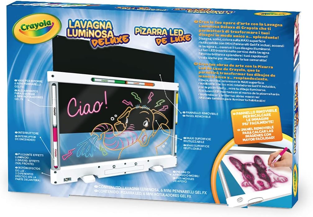 Crayola - Ultimative Licht-Tafel, Übergrosse Tafel, Geschenk fur Kinder, 6,7,8,9 Jahren