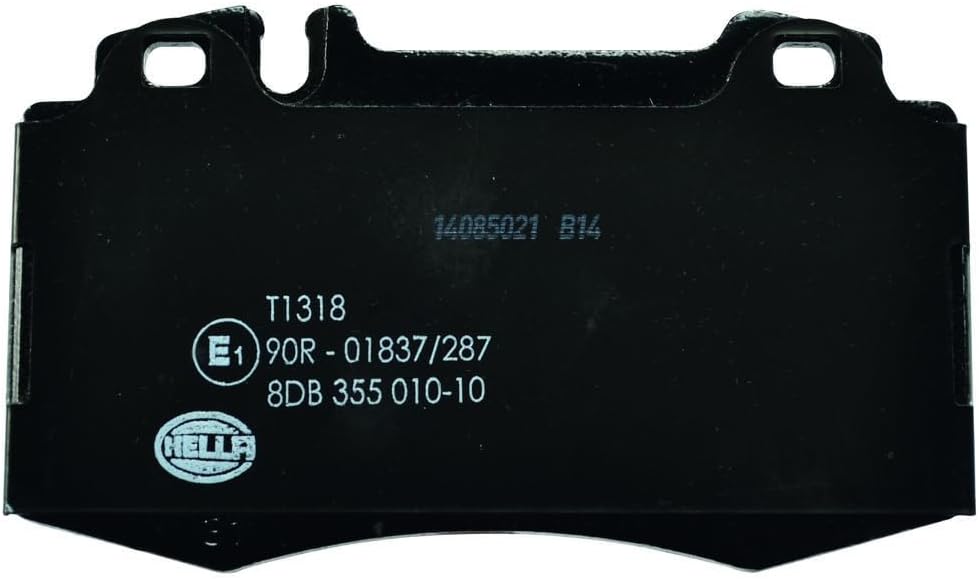 HELLA PAGID 8DB 355 010-101 Bremsbelagsatz - T1318 - Dicke/Stärke: 17.7mm - Bremssystem: Brembo - fü