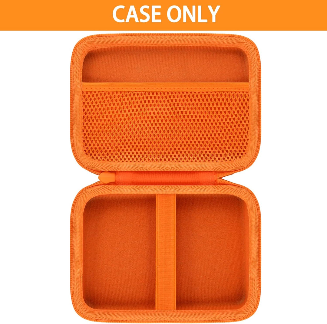 co2CREA Hart Tasche für Canon SELPHY Square QX10 /QX20 Fotodrucker Case Etui Tragetasche Orange, Ora