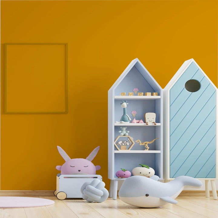 BOX DECO COULEURS Farbe Senfgelb, natürlich, ökologisch, für den Innen- und Aussenbereich, Satin-Opt