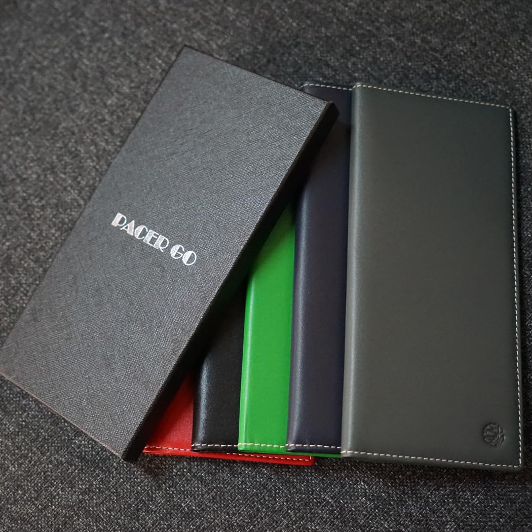 PACER GO Echtes Lede RFID-Blocker für Reisesicherheit Tragbare Reisepasshülle Minimalistischen Stil