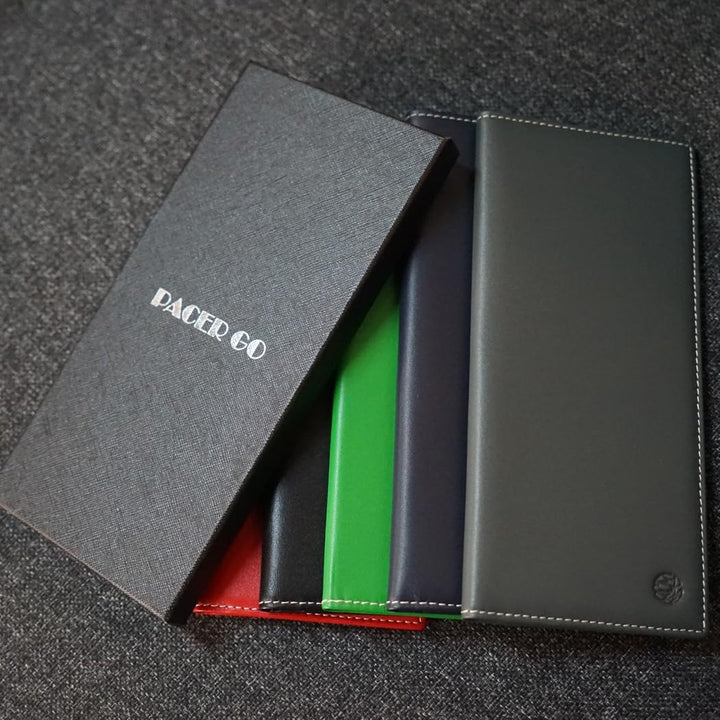 PACER GO Echtes Lede RFID-Blocker für Reisesicherheit Tragbare Reisepasshülle Minimalistischen Stil