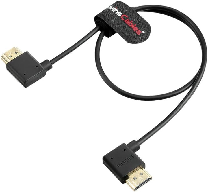 Alvin's Cables Z Cam E2 L-förmiges HDMI-Kabel links nach rechts Winkel High Speed HDMI-Kabel für Ato