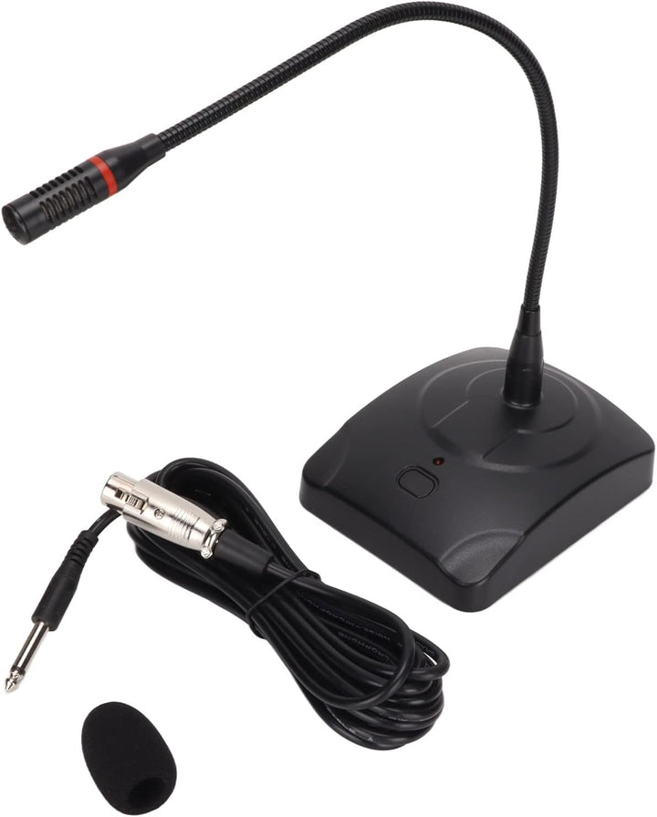 Annadue Desktop Microphone,Kabelgebundenes Tischmikrofon,Omnidirektionales Kondensator Mikrofon, 360