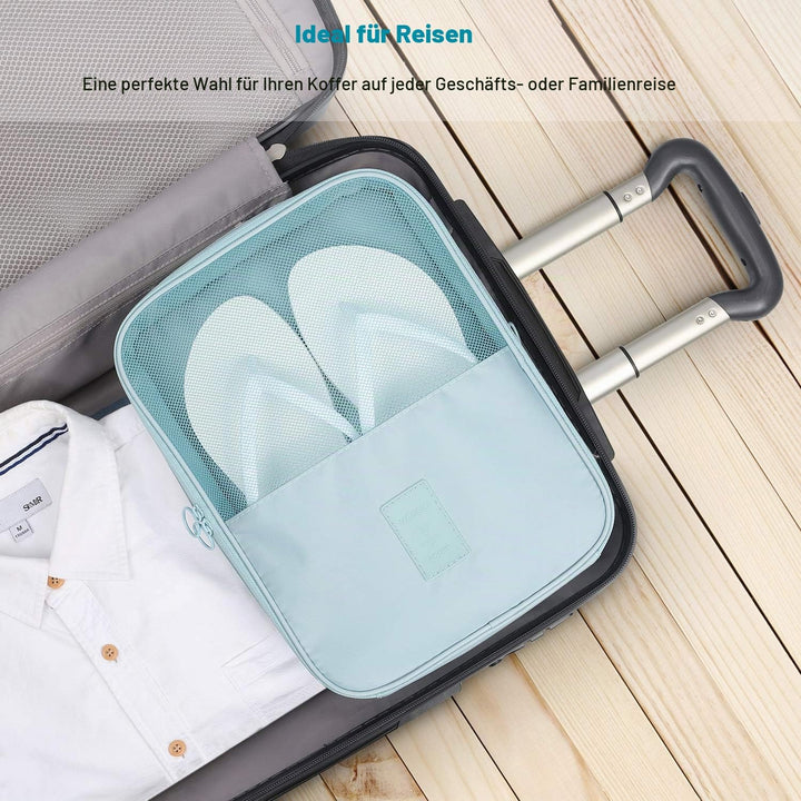 Mossio Schuhtasche für 3 Paar Schuhe für Reisen und den täglichen Gebrauch. Aufbewahrungstasche, Bei
