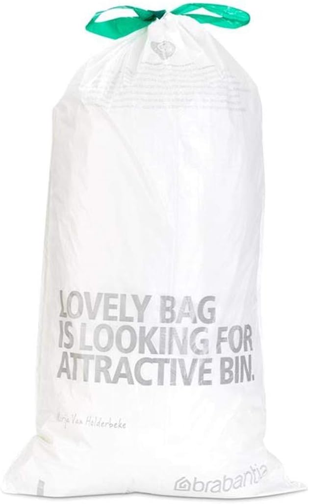 Brabantia Abfallbeutel / Müllbeutel / Mülltüte, Codierung G, 30 l, 12 Rollen á 20 Tüten, zusammen 24