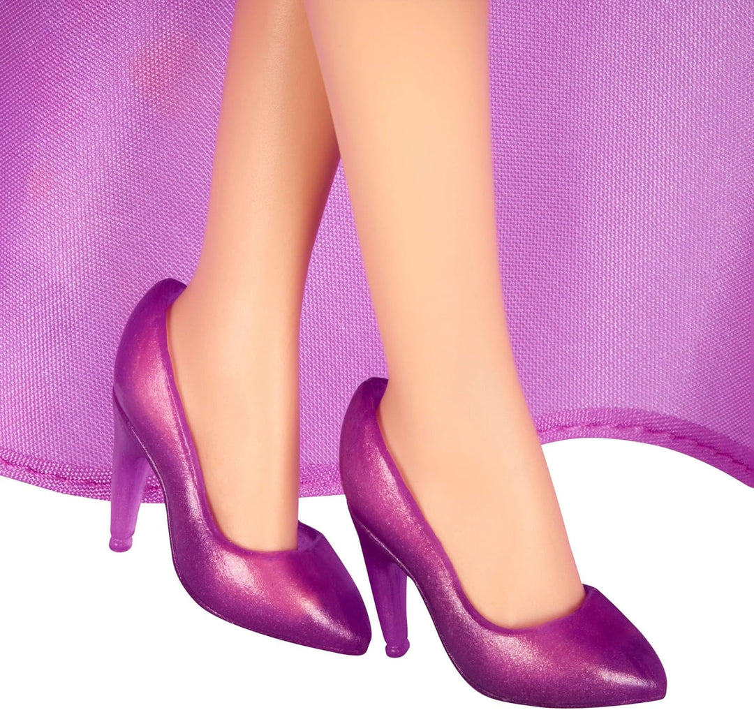 Mattel Disney Prinzessin Geburtstagsfeier Rapunzel Deluxe Modepuppe, inspiriert vom Disney-Film Rapu