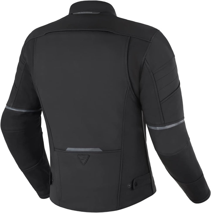 SHIMA SHADOW TFL Motorradjacke Herren | Premium Biker-Lederjacke Belüftet mit CE Rücken, Schulter un