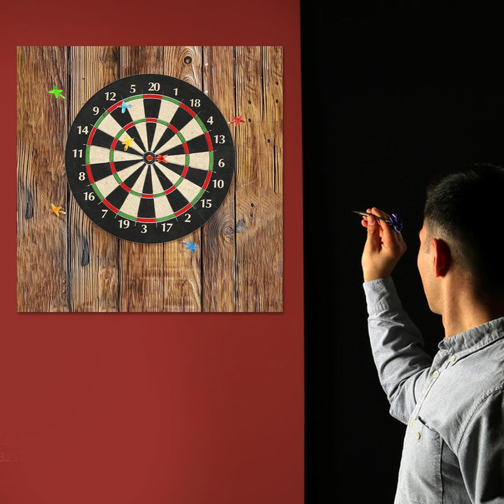 KEAGAN Holzmaserung Dartscheibe Wandschutz Dartscheibe Surround Wandschutz Filz Dartscheibe Wandschu